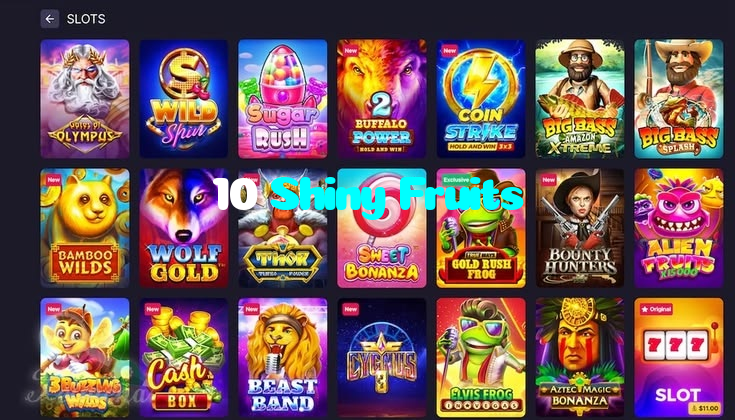 available types of 10 Shiny Fruits bet including pre-match live express and system bets
